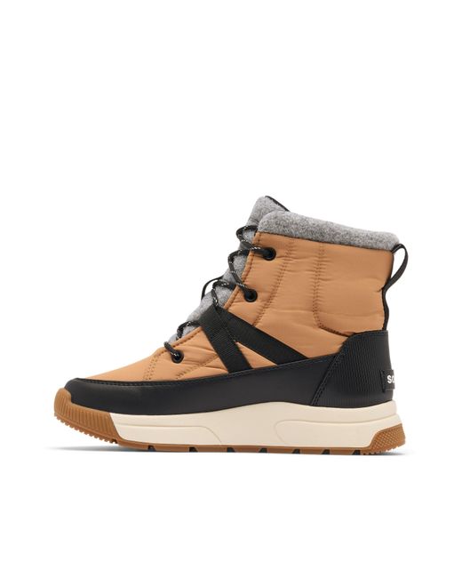 Sorel Blue Whitney Mid Waterproof Lace Up Snow Boots