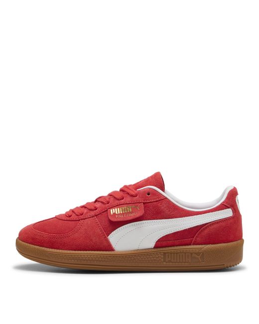 PUMA Red Palermo Trainers for men
