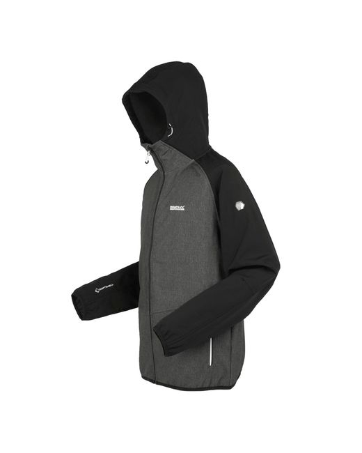 Regatta Black Arec Iii Softshell Jacket for men