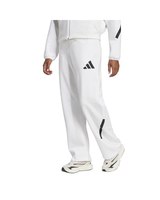 Adidas White Z.N.E. Fleece Joggers