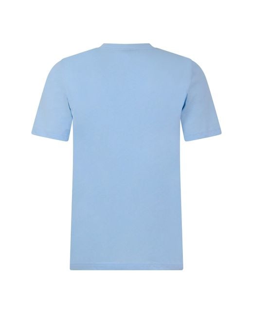 Paul Smith Blue Regular Fit Zebra Crew-Neck T-Shirt for men