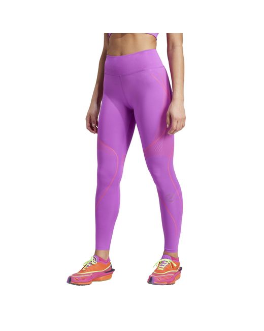 Adidas Purple Performance Running Tights