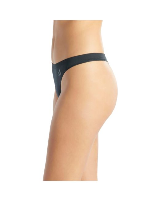 Adidas Black Low Rise Thong 3Pk