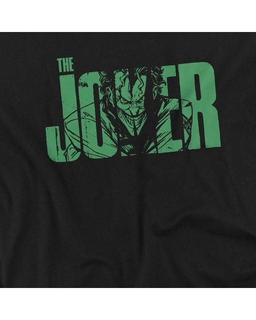 The Batman Green Joker Text Cotton T-Shirt for men