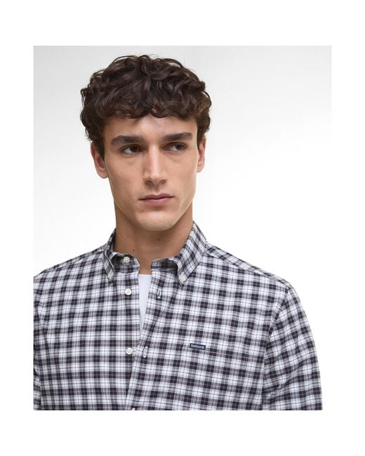 Barbour Blue Lomond Tailored Fit Shirt for men
