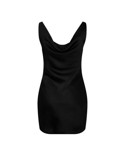 Norma Kamali Black Maria Mini Dress