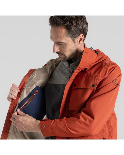 Craghoppers Red Hartley Jacket for men