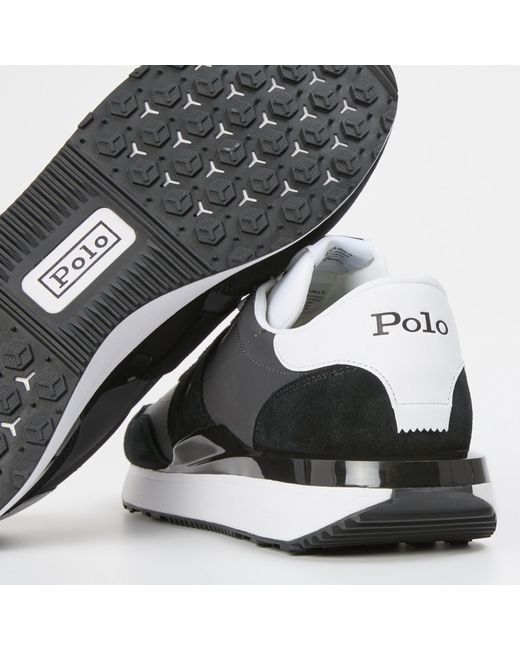 Polo Ralph Lauren Black Train 89 Low-Top Trainers for men