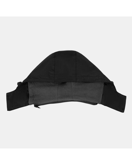 Gelert Black Fleece Lined Windproof Detachable Hood Parka for men