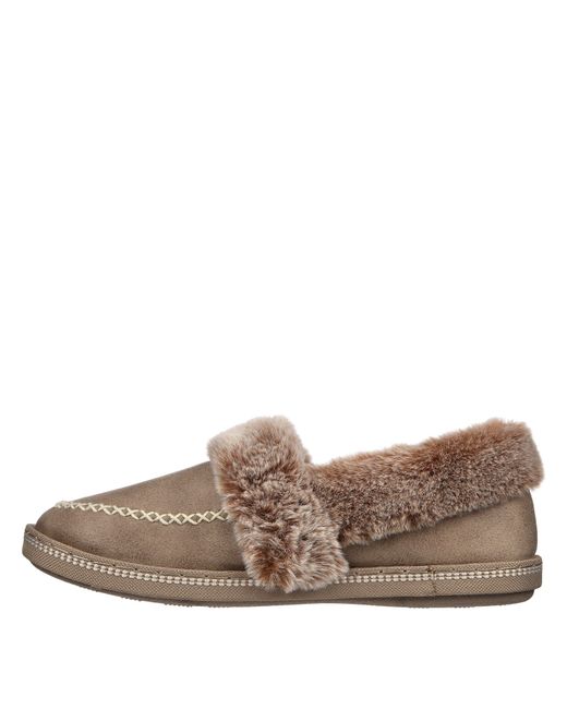 Skechers Brown Cozy Campf Full Fit Slippers