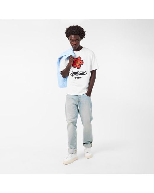KENZO White X Futura 2000 T-Shirt for men