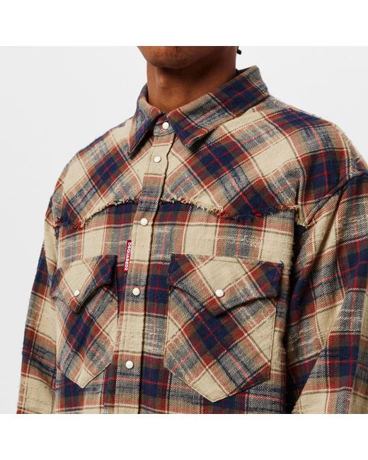 DSquared² Multicolor Long Sleeve Cowboy Shirt for men