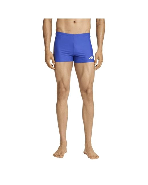 Adidas Originals Blue 3S Infinitex Drive Boxer Trunks for men