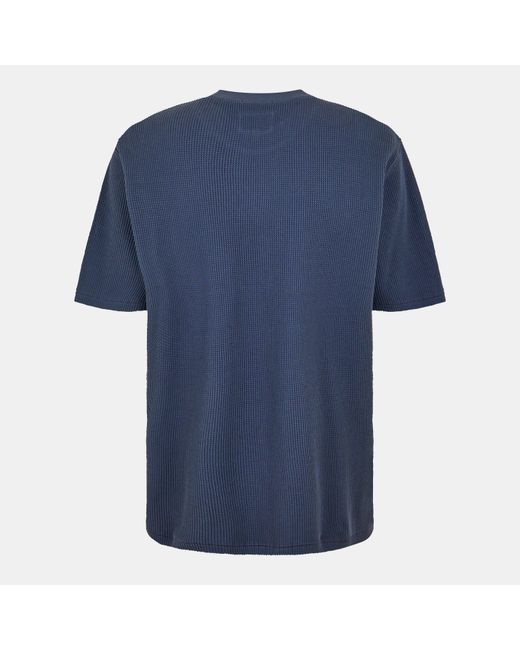 Jack Wills Blue Jw Waffle Graphic Regular Fit T-Shirt for men