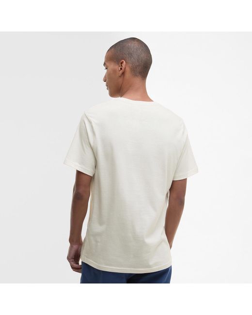 Barbour Gray Moorside T-Shirt for men