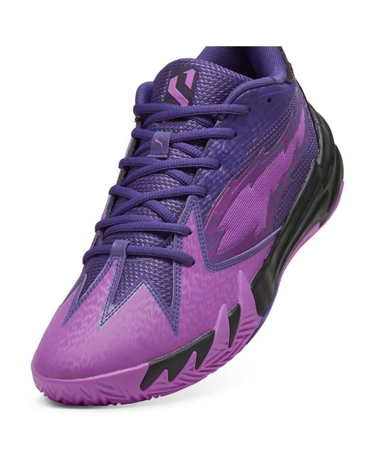 PUMA Purple Scoot Zeros Lightning Basketball Trainers for men