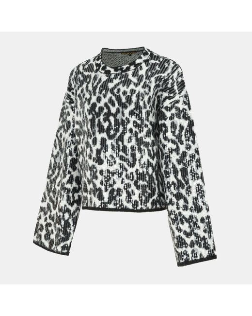 Biba Black Leop Jumper Ld61