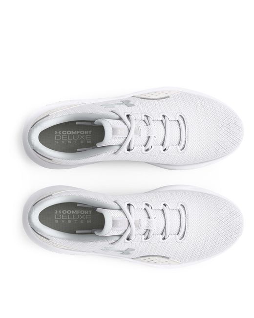 Under Armour White Surge 4 Running Shoes