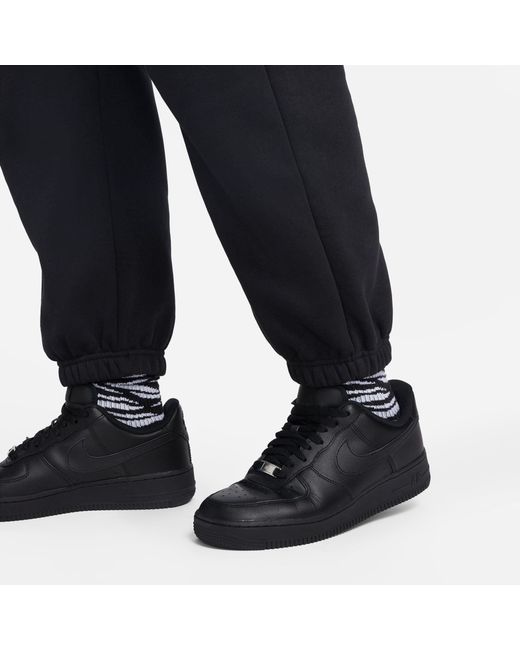Nike Black Closed Hem Fleece Joggers