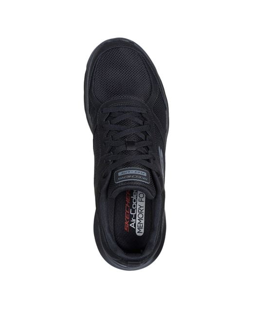 Skechers Black Flex Advantage 5.0 for men
