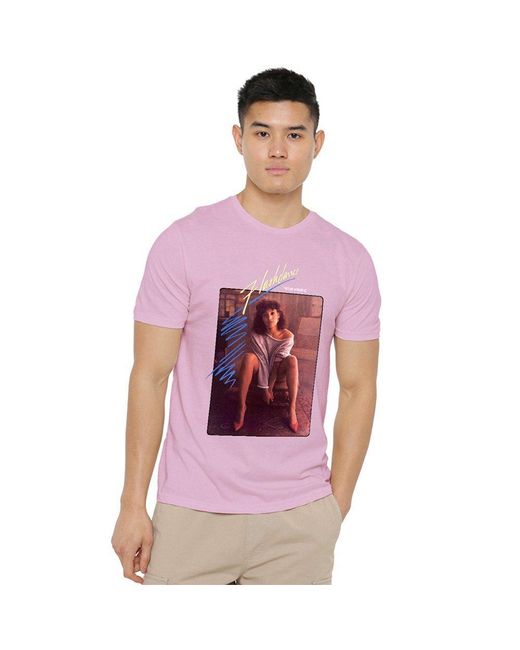 Other Purple Flashdance Poster Art T Shirt for men