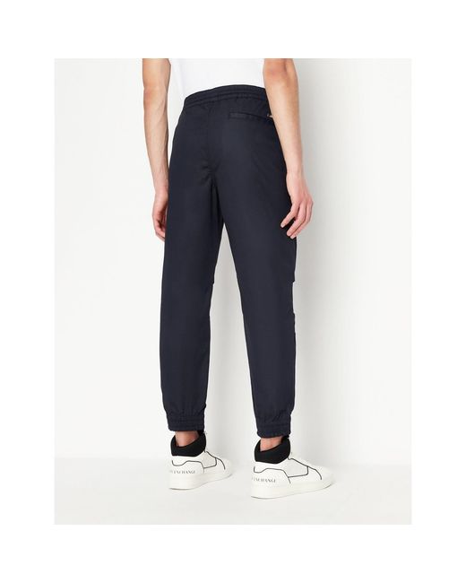 ARMANI EXCHANGE Blue Trousers for men