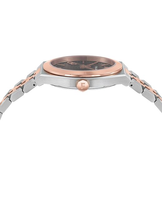 Ferragamo Metallic Vega Quartz Analogue Watch for men