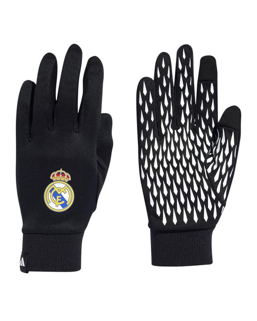 Adidas Black Real Madrid Fieldplayer Gloves Adults