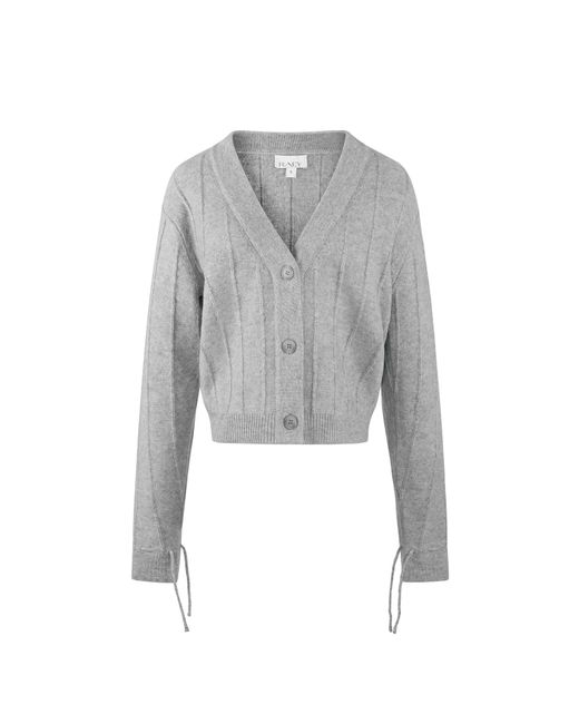 Raey Gray Knit Cardigan