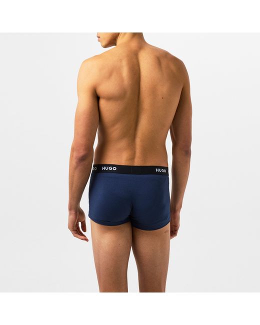 HUGO Blue 3 Pack Trunks for men