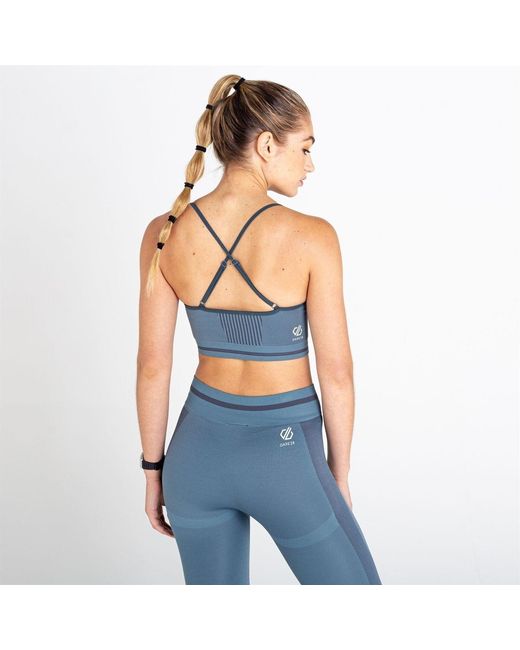 Dare 2b Blue Sweat It Strap Bra