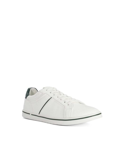 Dune White Low-Top Trainers for men