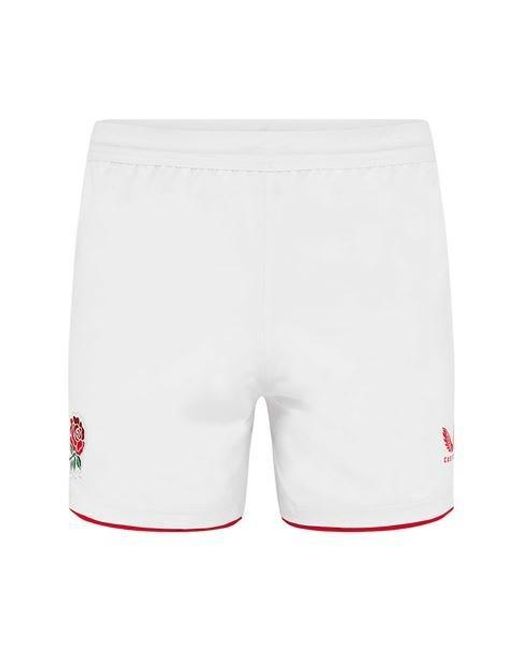 Castore England Rugby Home Shorts 2025 Adults in White for Men | Lyst UK