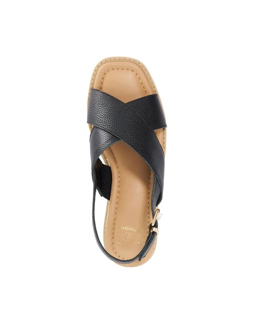 Dune Blue Lemesos Flat Sandals