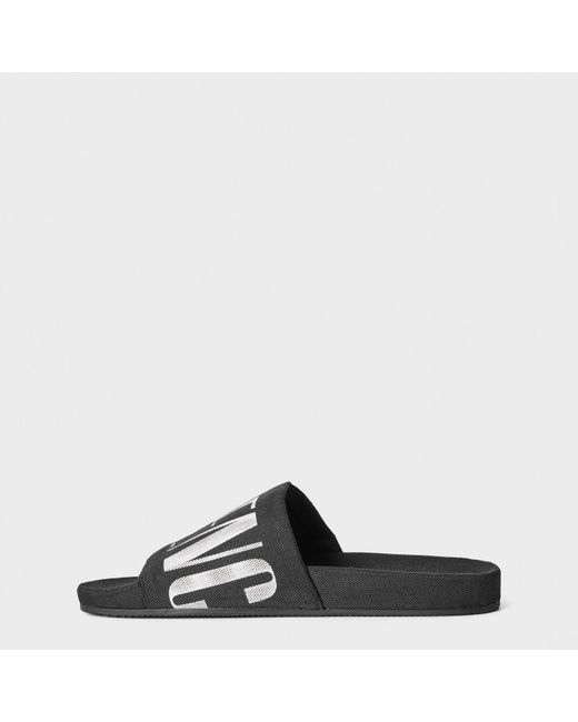 Balenciaga Black Water Ready Pool Sliders for men