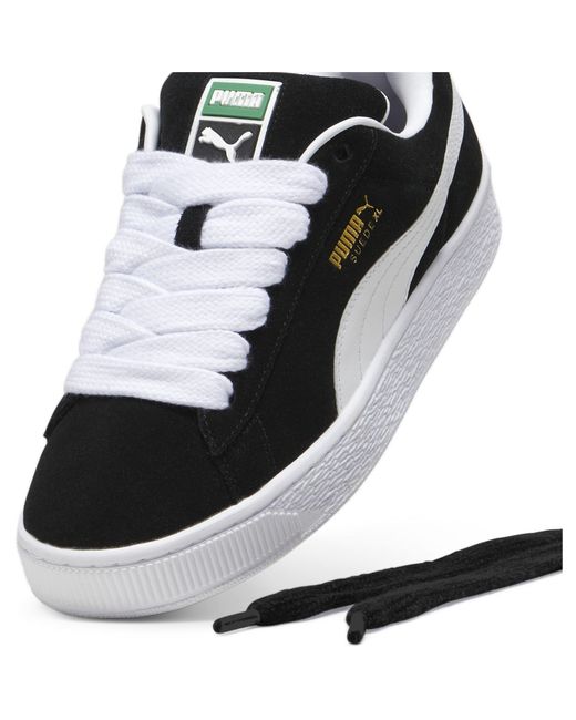 PUMA Black Suede Classic Sneakers for men