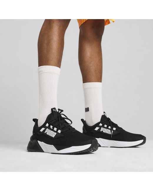 PUMA Black Retaliate 3 Runners for men