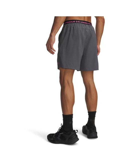 Under Armour Blue Ua Vanish Woven 6In Shorts for men