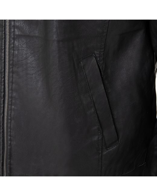 Firetrap Black Wash Bomber for men