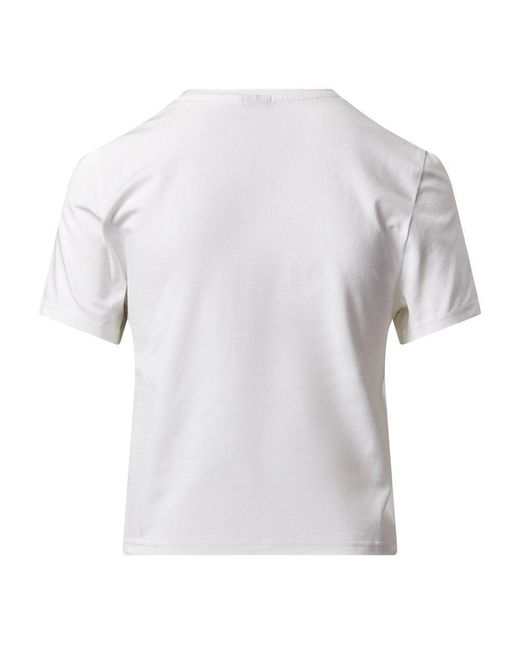 Gym King White Victory Jersey Cap Sleeve Tee