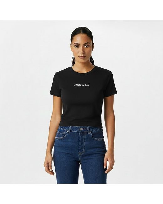 Jack Wills Black Baby Tee