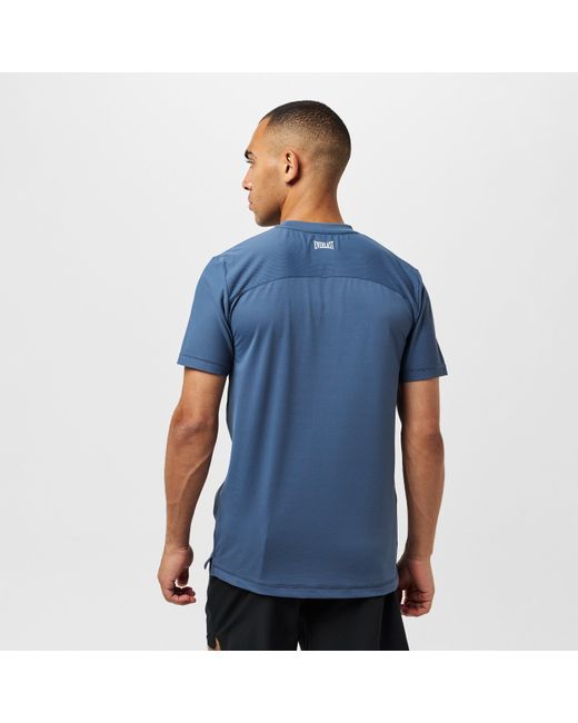 Everlast Blue Stripe Poly T-Shirts for men