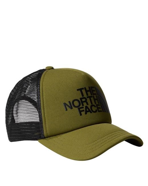 The North Face Green Tnf Logo Trucker Tnf Black/tnf Whit for men
