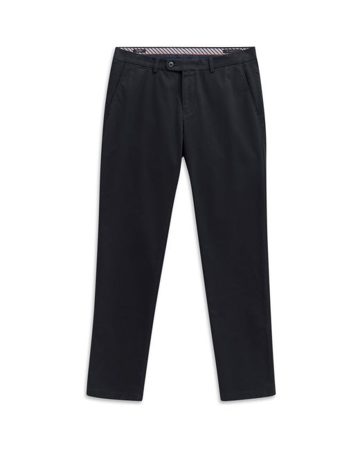 Bugatti Blue Cotton Chinos for men