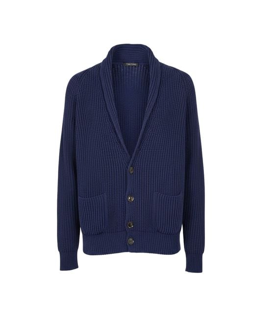 Tom Ford Blue Tf Cardigan for men