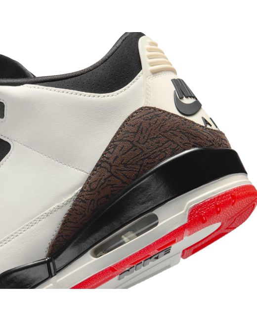 Nike White Nike Jordan Air 3 Trainers for men
