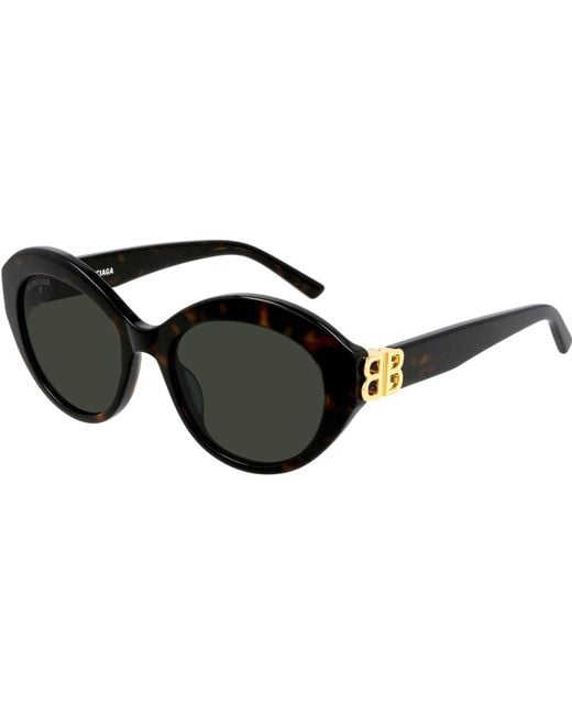 Balenciaga Black Bb0133S Round Sunglasses