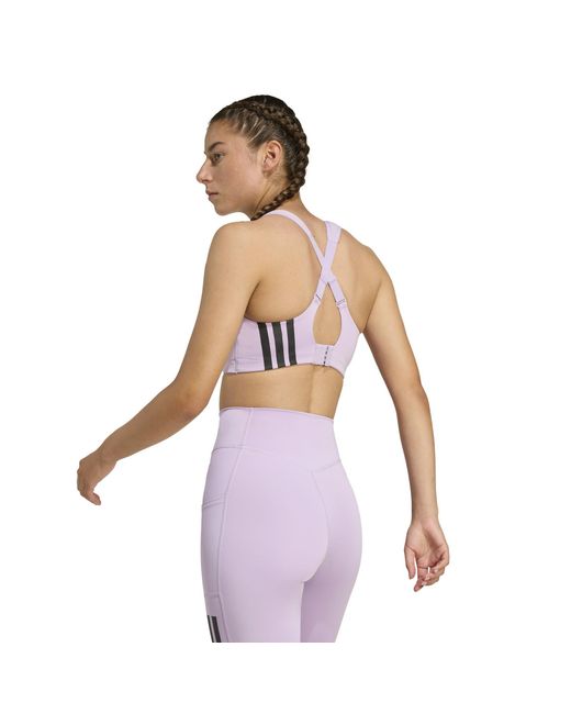 Adidas Purple Power High Impact Sports Bra