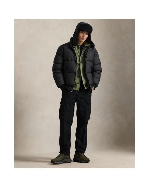 Polo Ralph Lauren Gray El Cap Quilted Medium Puffer Jacket for men