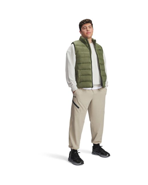 Under Armour Green Legend Down Vest Gilet for men